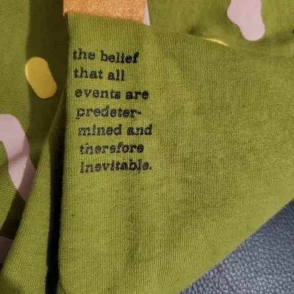 ADVISORY BOARD CRYSTALS (Abc) FATALISM T-Shirt Moss Green NEW WITOUT TAG Sz L